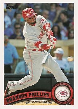 #630b Brandon Phillips - Cincinnati Reds - 2011 Topps Baseball