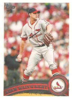 #645b Adam Wainwright - St. Louis Cardinals - 2011 Topps Baseball