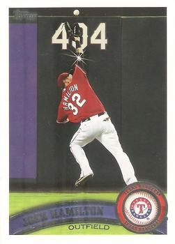 #650b Josh Hamilton - Texas Rangers - 2011 Topps Baseball