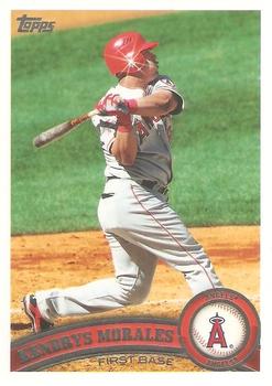 #651b Kendrys Morales - Los Angeles Angels - 2011 Topps Baseball