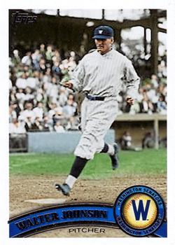 #300c Walter Johnson - Washington Senators - 2011 Topps Baseball