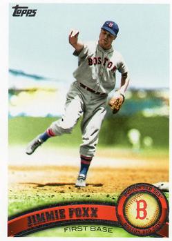 #315c Jimmie Foxx - Boston Red Sox - 2011 Topps Baseball