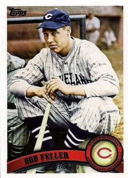 #355c Bob Feller - Cleveland Indians - 2011 Topps Baseball