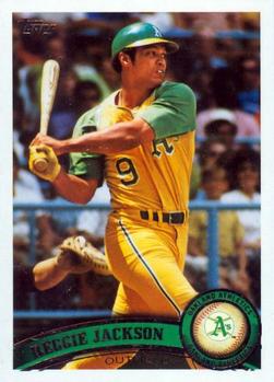 #410c Reggie Jackson - Oakland Athletics - 2011 Topps Baseball