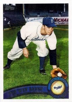 #435c Pee Wee Reese - Brooklyn Dodgers - 2011 Topps Baseball