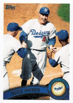 #490c Duke Snider - Brooklyn Dodgers - 2011 Topps Baseball