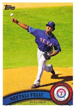 #6 Neftali Feliz - Texas Rangers - 2011 Topps Baseball