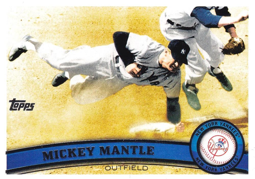#7 Mickey Mantle - New York Yankees - 2011 Topps Baseball