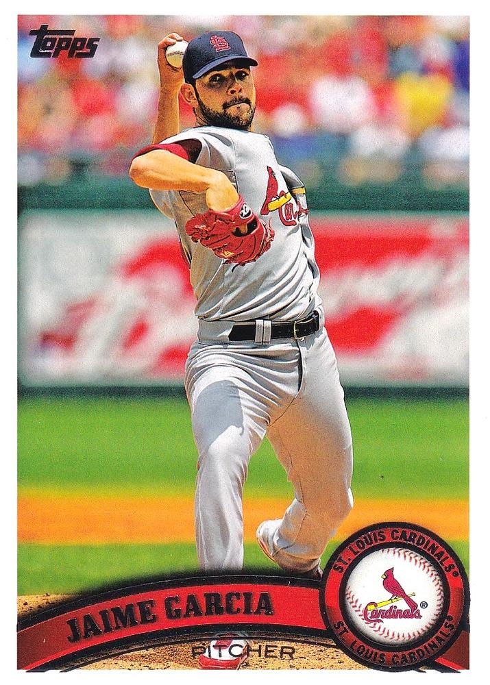 #23a Jaime Garcia - St. Louis Cardinals - 2011 Topps Baseball