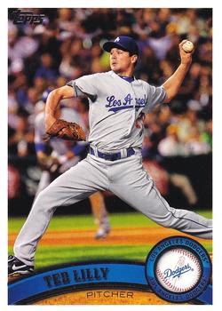 #36 Ted Lilly - Los Angeles Dodgers - 2011 Topps Baseball