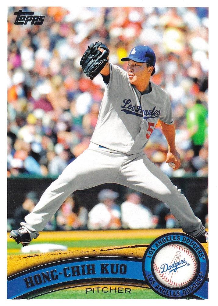 #46 Hong-Chih Kuo - Los Angeles Dodgers - 2011 Topps Baseball