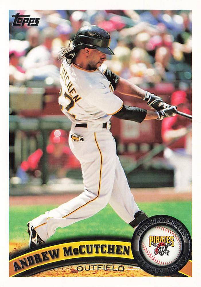 #60a Andrew McCutchen - Pittsburgh Pirates - 2011 Topps Baseball