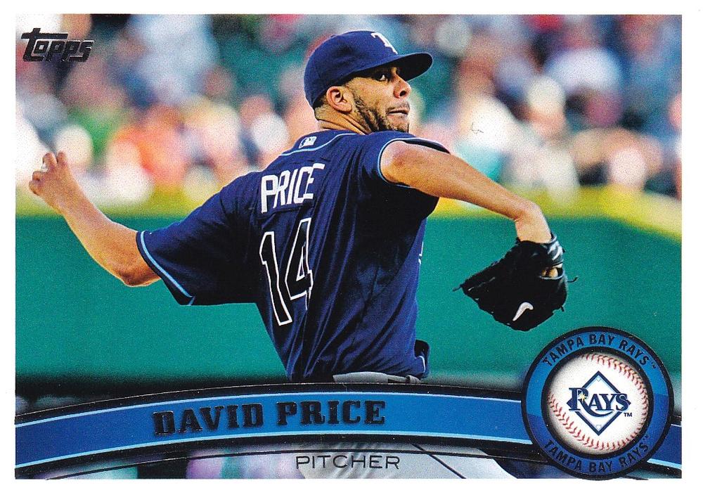 #61a David Price - Tampa Bay Rays - 2011 Topps Baseball