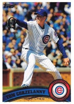 #76 Tom Gorzelanny - Chicago Cubs - 2011 Topps Baseball