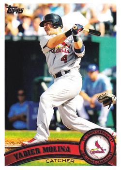 #90a Yadier Molina - St. Louis Cardinals - 2011 Topps Baseball