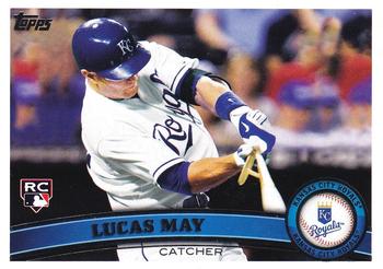 #91 Lucas May - Kansas City Royals - 2011 Topps Baseball