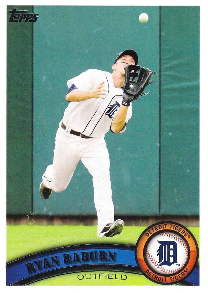 #94 Ryan Raburn - Detroit Tigers - 2011 Topps Baseball