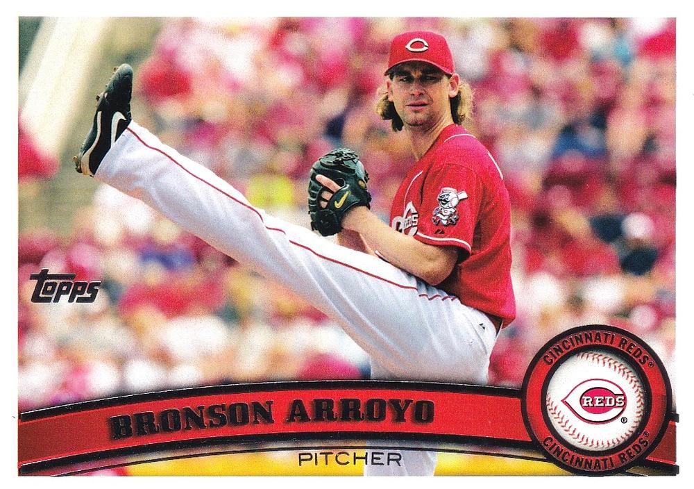 #98 Bronson Arroyo - Cincinnati Reds - 2011 Topps Baseball