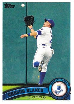 #101 Gregor Blanco - Kansas City Royals - 2011 Topps Baseball