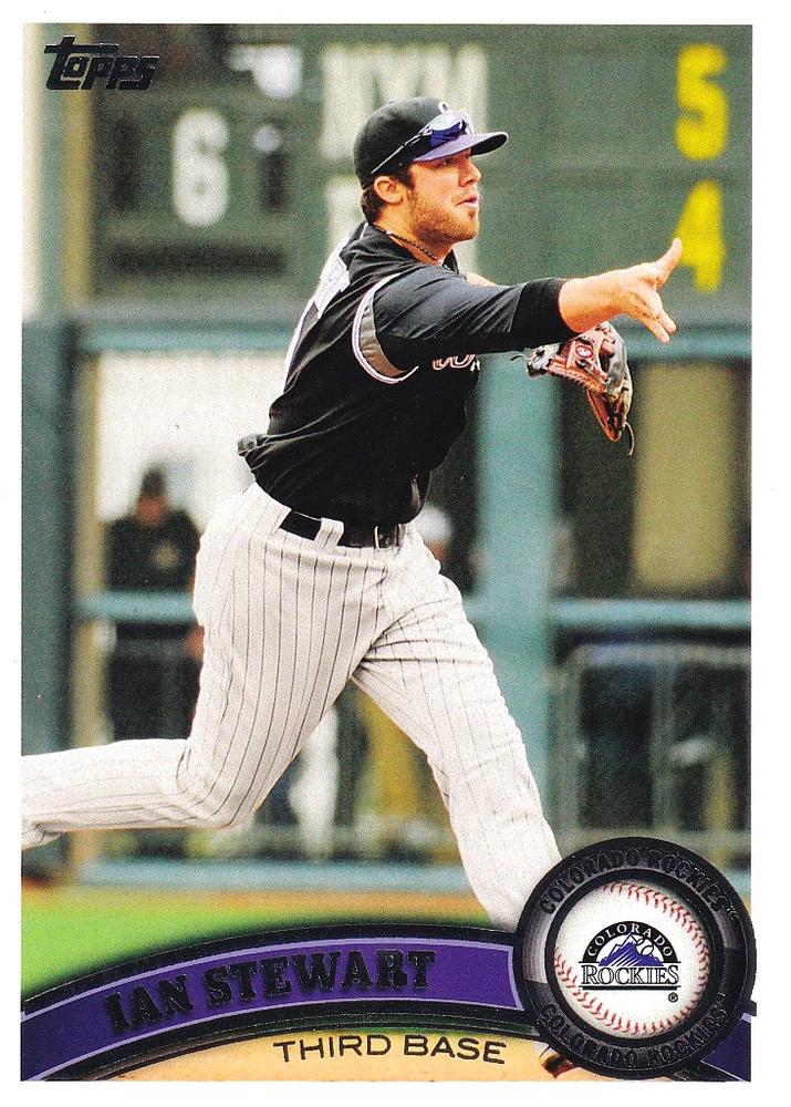 #104 Ian Stewart - Colorado Rockies - 2011 Topps Baseball