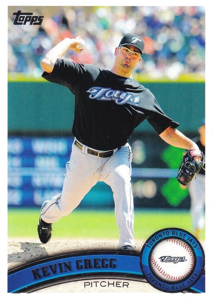#111 Kevin Gregg - Toronto Blue Jays - 2011 Topps Baseball