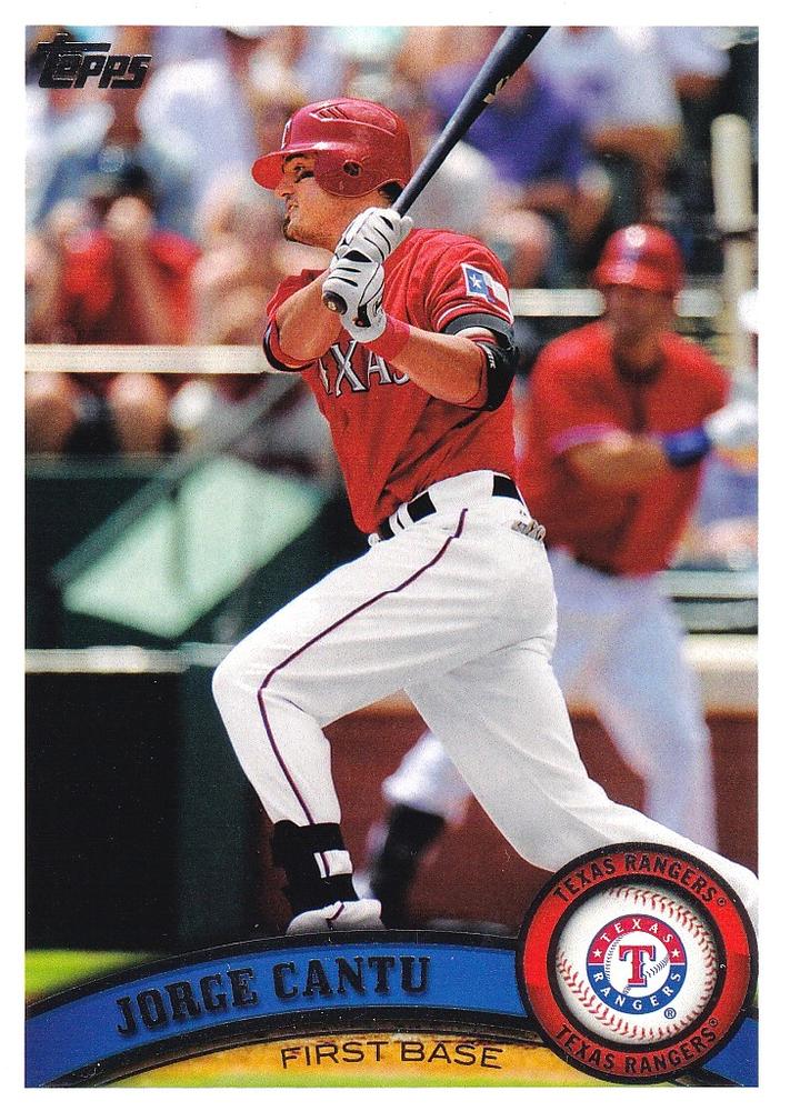 #112 Jorge Cantu - Texas Rangers - 2011 Topps Baseball