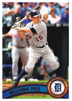 #121 Brandon Inge - Detroit Tigers - 2011 Topps Baseball
