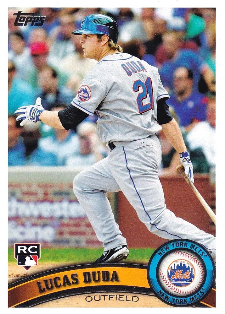 #129 Lucas Duda - New York Mets - 2011 Topps Baseball