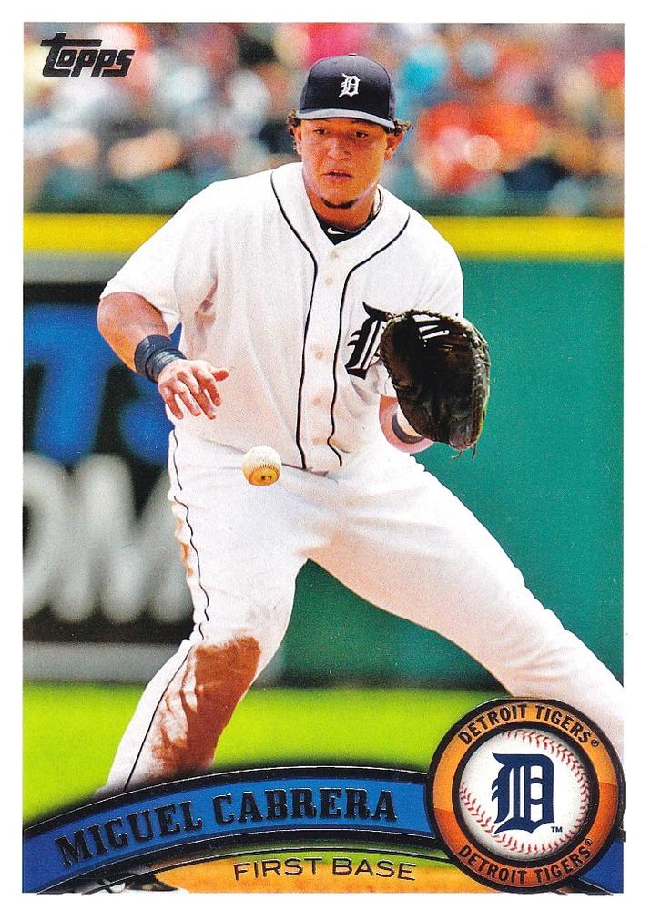 #150a Miguel Cabrera - Detroit Tigers - 2011 Topps Baseball
