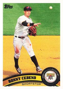 #162 Ronny Cedeno - Pittsburgh Pirates - 2011 Topps Baseball