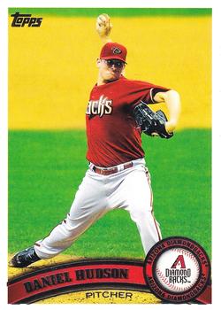 #176 Daniel Hudson - Arizona Diamondbacks - 2011 Topps Baseball