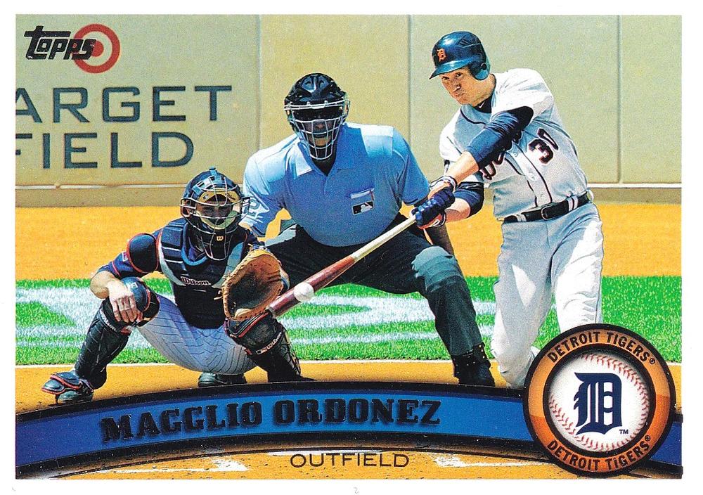 #181 Magglio Ordonez - Detroit Tigers - 2011 Topps Baseball