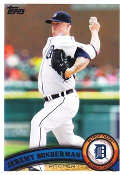#182 Jeremy Bonderman - Detroit Tigers - 2011 Topps Baseball