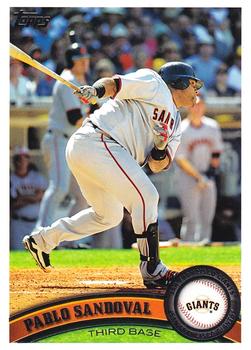 #188 Pablo Sandoval - San Francisco Giants - 2011 Topps Baseball