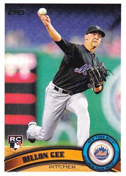 #203 Dillon Gee - New York Mets - 2011 Topps Baseball