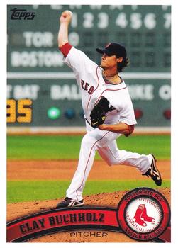 #208a Clay Buchholz - Boston Red Sox - 2011 Topps Baseball