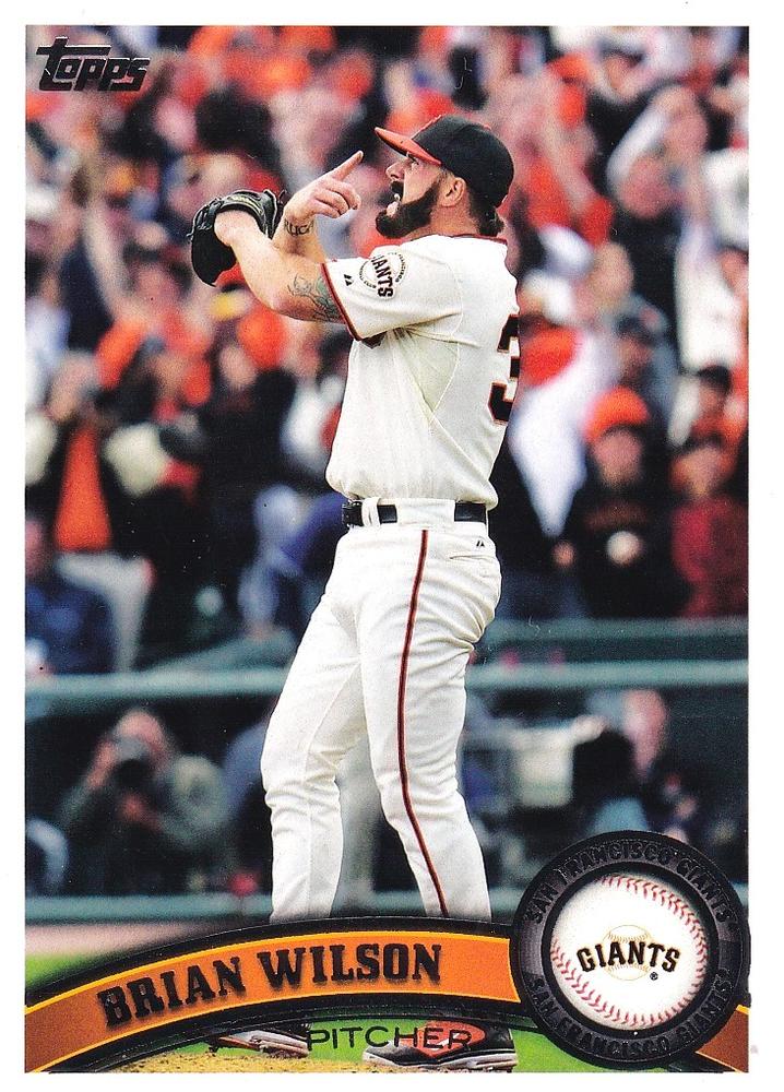 #210a Brian Wilson - San Francisco Giants - 2011 Topps Baseball