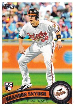 #213 Brandon Snyder - Baltimore Orioles - 2011 Topps Baseball