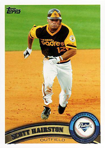 #221 Scott Hairston - San Diego Padres - 2011 Topps Baseball