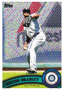 #224 Milton Bradley - Seattle Mariners - 2011 Topps Baseball