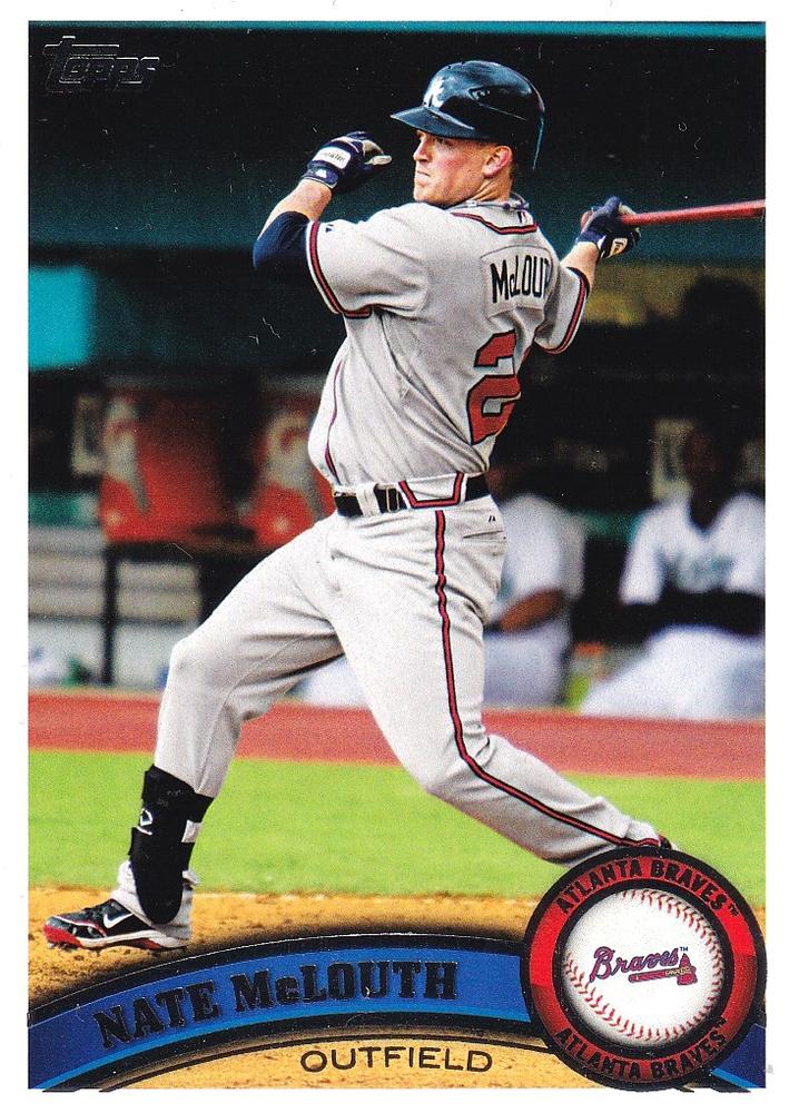 #227 Nate McLouth - Atlanta Braves - 2011 Topps Baseball