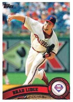 #242 Brad Lidge - Philadelphia Phillies - 2011 Topps Baseball