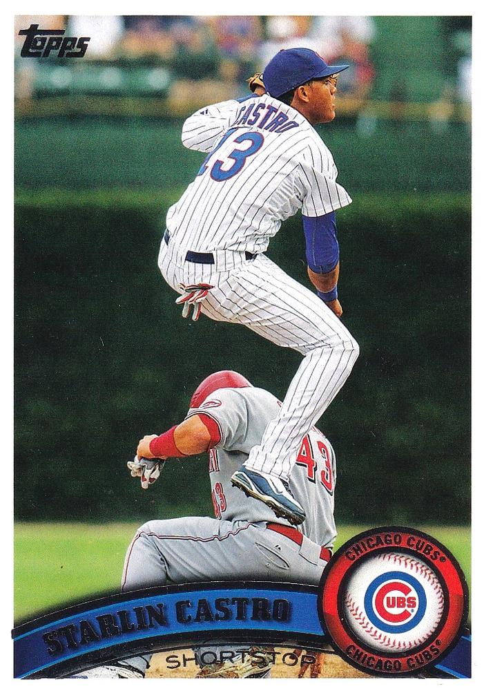 #247a Starlin Castro - Chicago Cubs - 2011 Topps Baseball