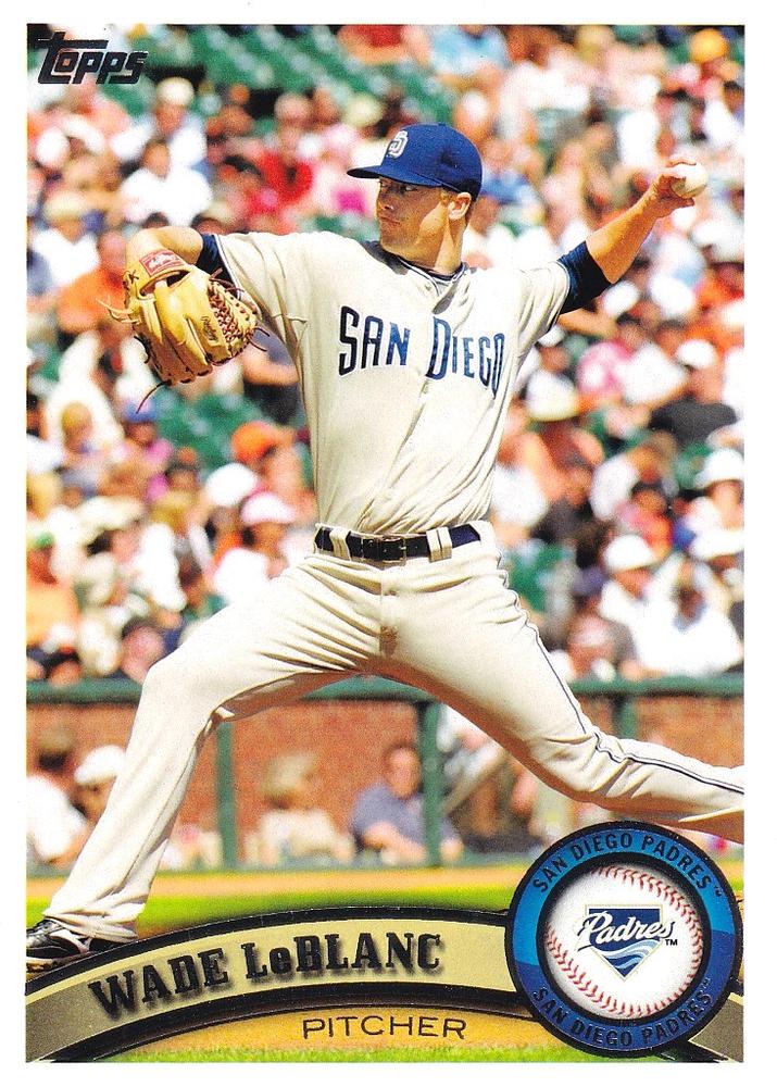 #248 Wade LeBlanc - San Diego Padres - 2011 Topps Baseball