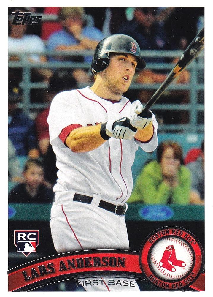 #254 Lars Anderson - Boston Red Sox - 2011 Topps Baseball
