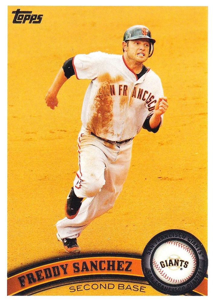 #260 Freddy Sanchez - San Francisco Giants - 2011 Topps Baseball