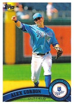 #262 Alex Gordon - Kansas City Royals - 2011 Topps Baseball