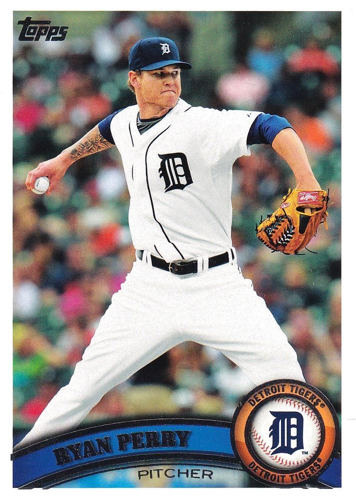 #264 Ryan Perry - Detroit Tigers - 2011 Topps Baseball