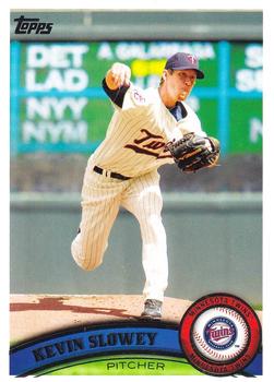 #281 Kevin Slowey - Minnesota Twins - 2011 Topps Baseball