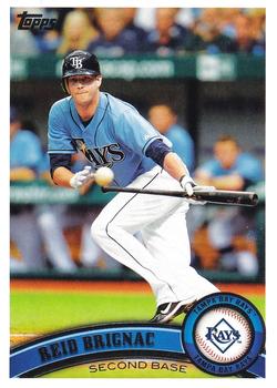 #284 Reid Brignac - Tampa Bay Rays - 2011 Topps Baseball